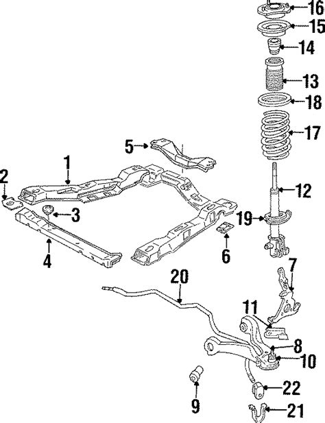 Buick Century Suspension Crossmember Front 10205337 Gm Parts