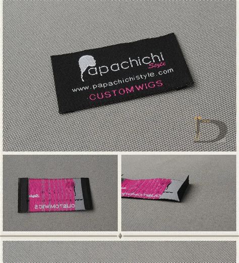 Clothing Woven Tags Custom Neck Labels And Tags Cut Separate And Folded