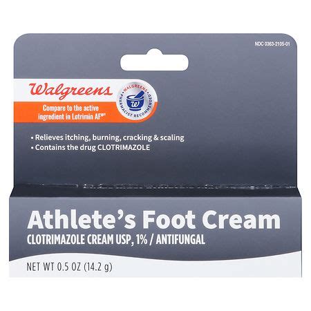 Walgreens Athlete's Foot Cream | Walgreens