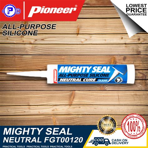 Pioneer Mighty Seal All Purpose Silicone Sealant Neutral Cure Biocide