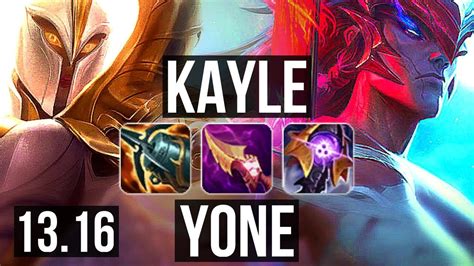 Kayle Vs Yone Top 73 Winrate 716 Godlike Rank 13 Kayle Na