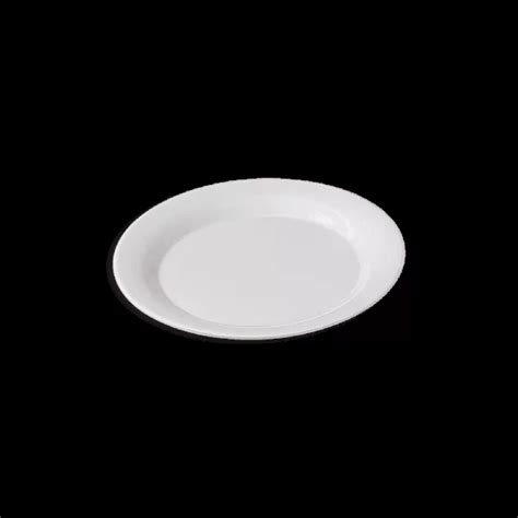 Momaz White Thick 20cm Flat Melamine Plate Freeshop