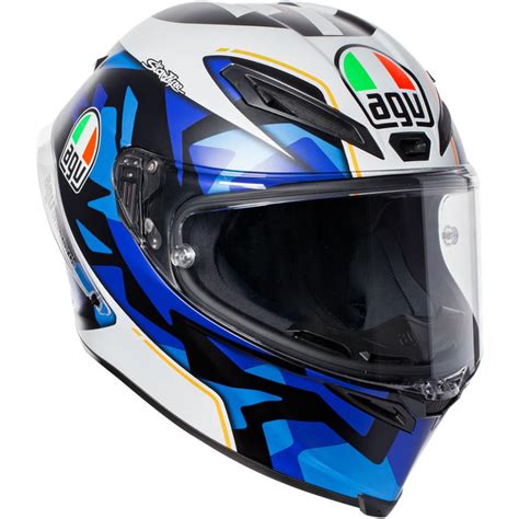 Agv Corsa R Espargaro 2017 Replica Full Face Motorcycle Helmet S Blue