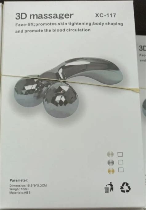 Plastic Silver 3d Face Massager At Rs 90 Piece In New Delhi Id