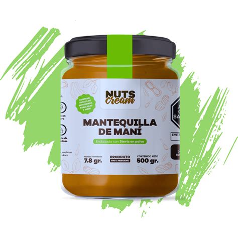 Mantequilla De Maní Dulce Con Stevia Sabor Natural