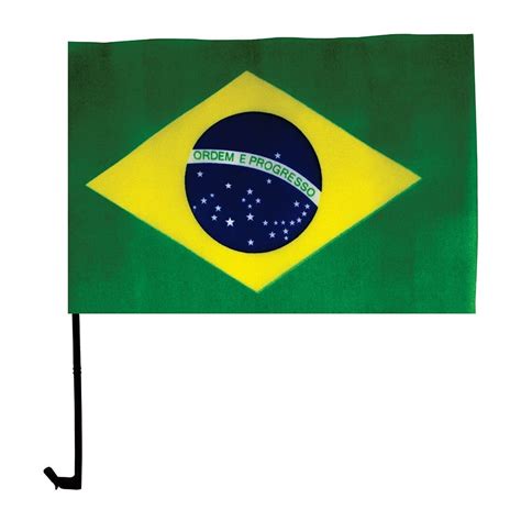 Bandeira Do Brasil Para Janela De Carro X Cm Lcc Imports