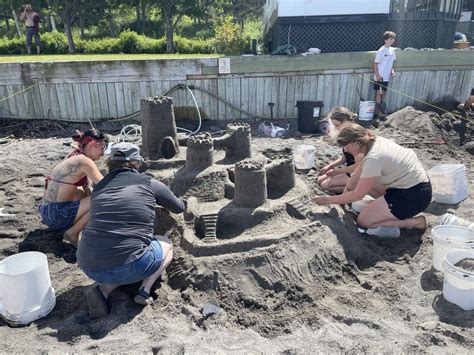 Le concours de châteaux de sable se tient à Sainte Luce Journal Le Soir