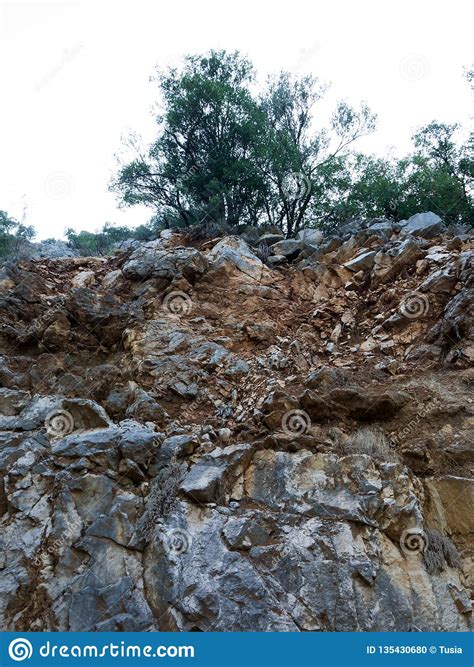 Antalya Goynuk Canyon Beautiful Mountain With Trees In National