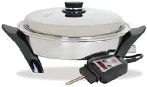 Saladmaster 12in Oil Core Electric Skillet Amazon Ae Kitchen