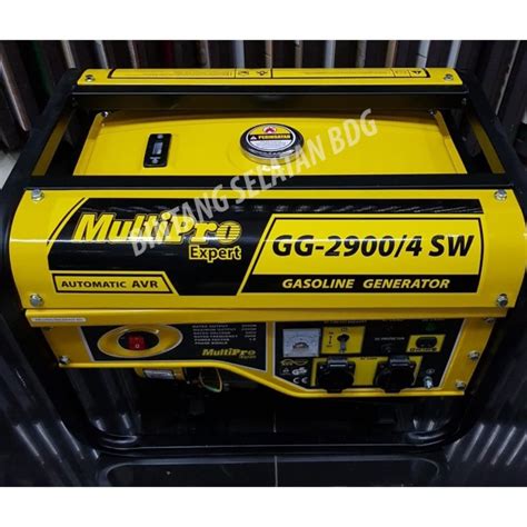 Jual Multipro GG 2900 4 SW Genset Portable Generator Set Kota