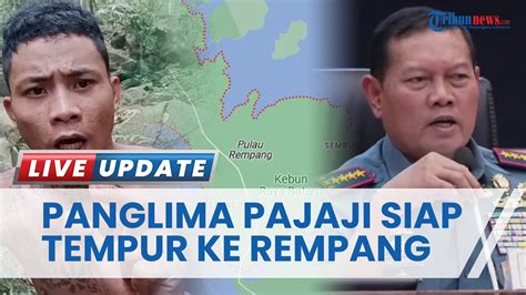 Amarah Panglima Pajaji Dengar Warga Rempang Akan Dipiting Buntut