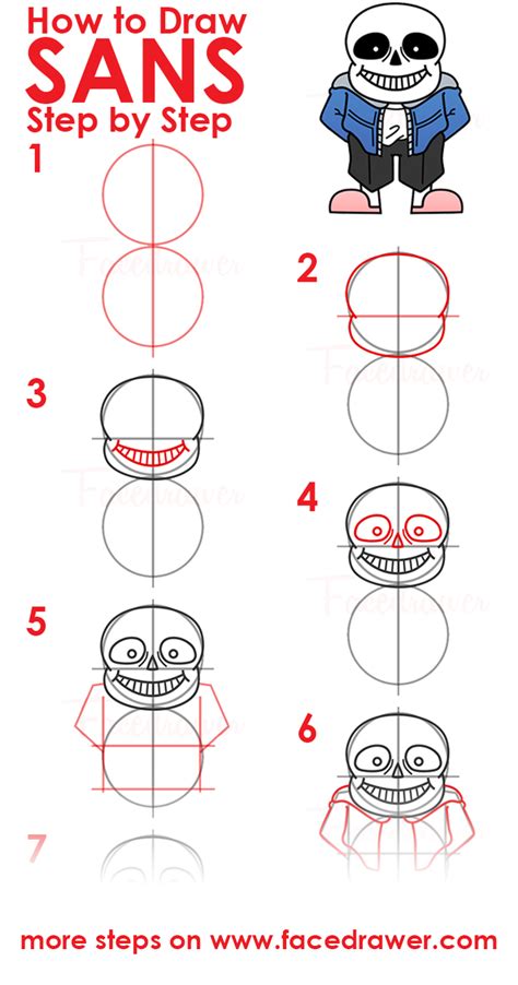 I Can Teach You How To Draw Sans From Undertale Step By Step How To