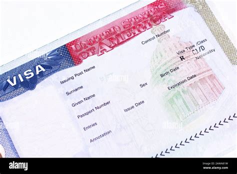 American Visa Hi Res Stock Photography And Images Alamy