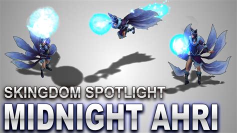 Midnight Ahri Skin Spotlight Skingdom League Of Legends Youtube