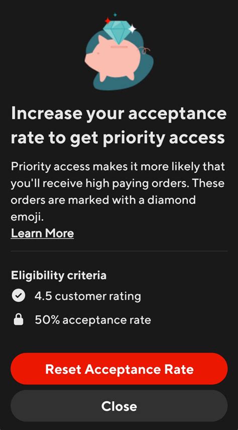 Til You Can Reset Your Acceptance Rate Manually Rdoordashdrivers