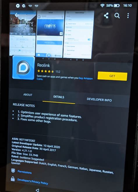 Reolink App On Amazon Store Is It Official Reolink Community