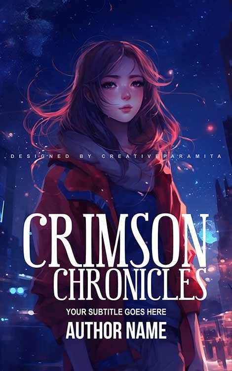 Crimson Chronicles Premade book cover