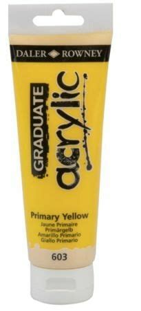 Acrílico Mixing Primary Yellow 603 Graduate Daler Rowney 120ml