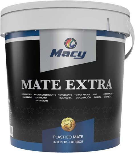 Macy Pintura Plástica Mate Extra para Interior y Exterior con