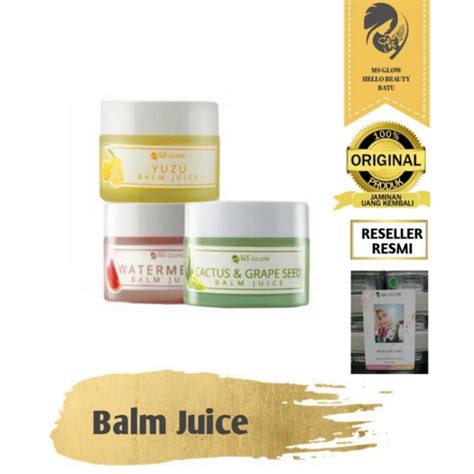 Jual Ms Glow Cleansing Balm Juice Original Member Resmi Kota Batu