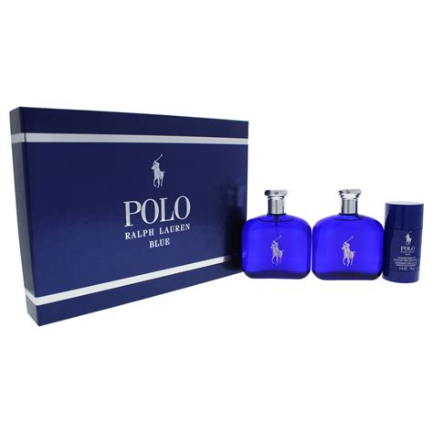 Ralph Lauren Polo Blue Cologne Gift Set for Men, 3 Pieces - Walmart.com