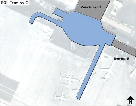 Boise Airport BOI Concourse C Map