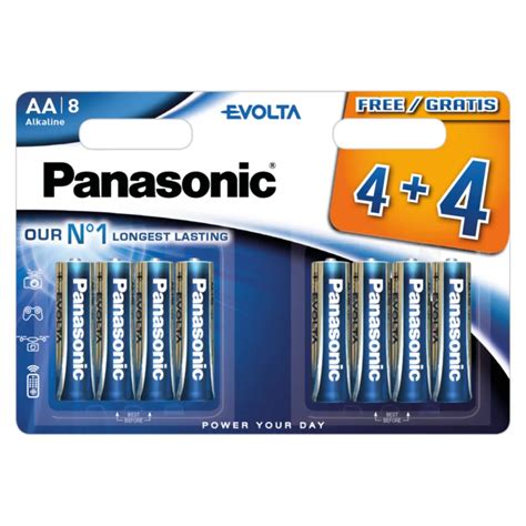 Panasonic Evolta Alkaline Battery Ege Aa Lr Pack Free