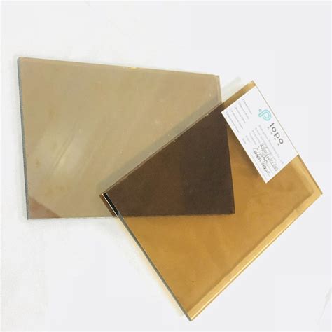 4mm 12mm High Quality Golden Bronze Coated Reflective Float Glass R Gb China Reflective