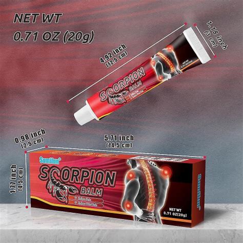 Sumifun G Pc Scorpion Venom Pain Relief Cream Muscle Pain Balm