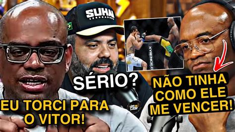 Anderson Silva Responde Vitor Belfort Sobre Ufc Youtube