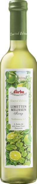 Darbo Sirup Limetten Melissen Preisvergleich