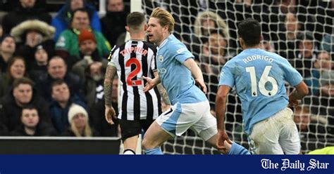 De Bruyne Inspires City Comeback To Stun Newcastle Close On Liverpool