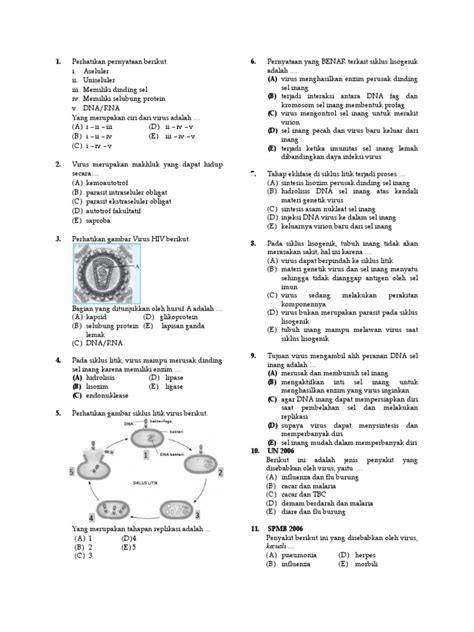 Soal Biologi Materi Virus Pdf