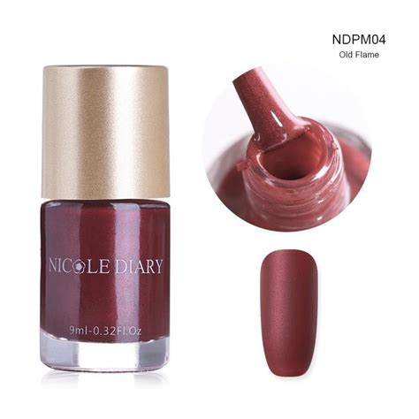 9ml NICOLE DIARY Matte Dull Nail Polish Fast Dry Long Lasting Nail Art