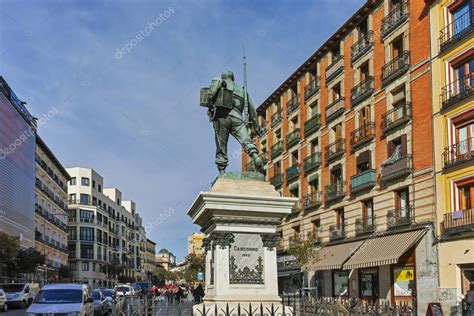 MADRID ESPA A 23 DE ENERO DE 2018 Incre Ble Vista Del Monumento A