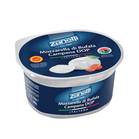 Zanetti Mozzarella di Bufala Campaga DOP Cup 125g - What's Instore