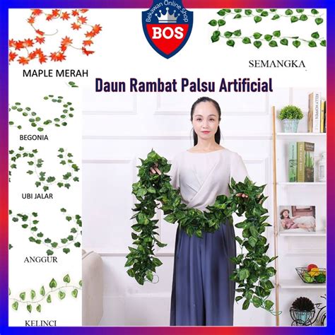 Jual Market Daun Rambat Palsu Artificial Plastik Sulur Daun Imitasi