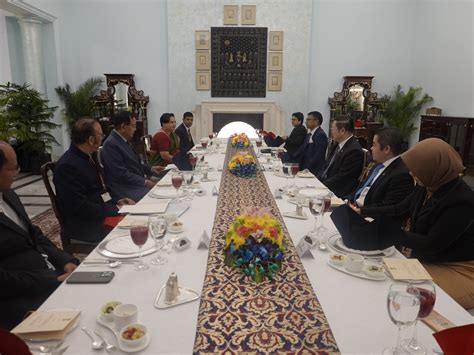 Minister Of State For External Affairs Of India Hosts Lunch For The