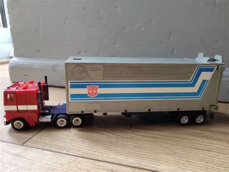 Transformers G Vintage Optimus Prime Trailer Cab Takara Autobot