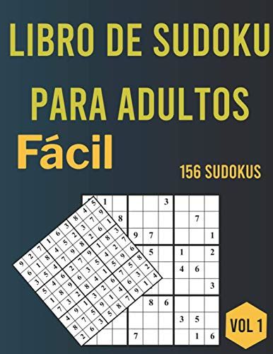 Libro De Sudoku Para Adultos Sudoku F Ciles Con Soluciones Vol