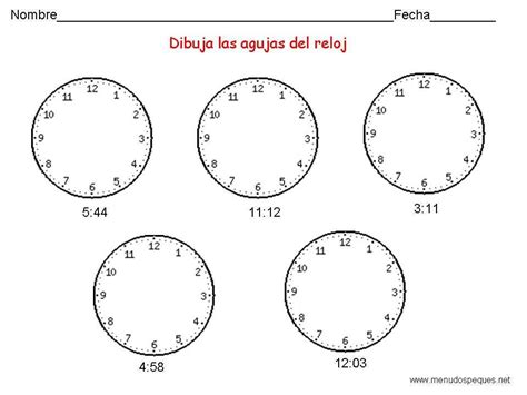 Aprender A Utilizar El Reloj 09