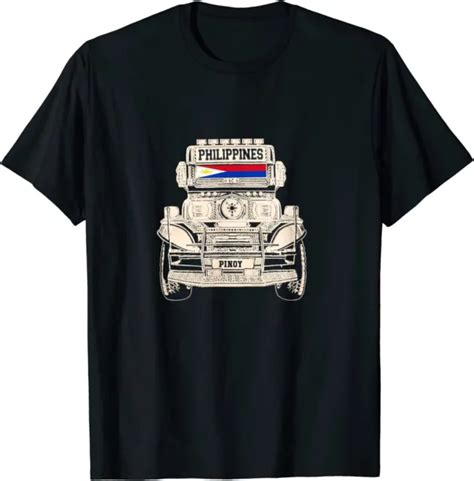 New Limited Filipino Jeepney Pinoy Philippines Flag Pride Gift T