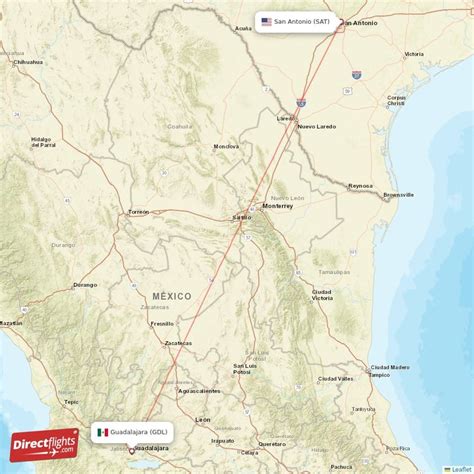 Direct Flights From Guadalajara To San Antonio Gdl To Sat Non Stop