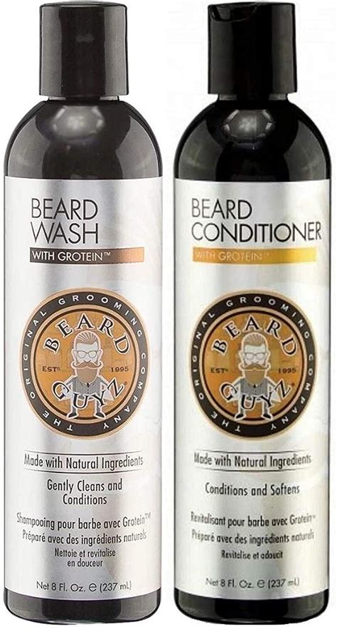 Beard Guyz Beard Wash And Conditioner Set 8oz Each Soft Grooming