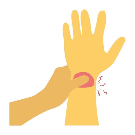 Trendy Wrist Bleeding 13620176 Vector Art at Vecteezy