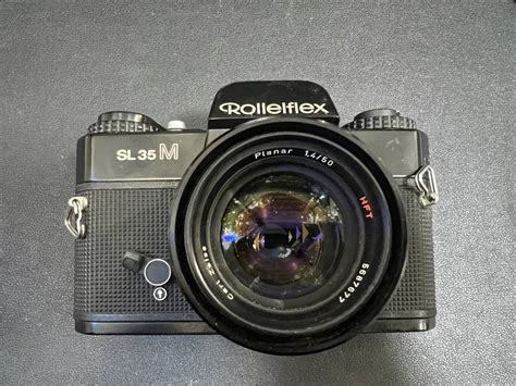 【やや傷や汚れあり】希少カメラ ジャンク Rolleiflex ローライフレックス Sl35m ボディ フィルム レンズカビ Planar 1