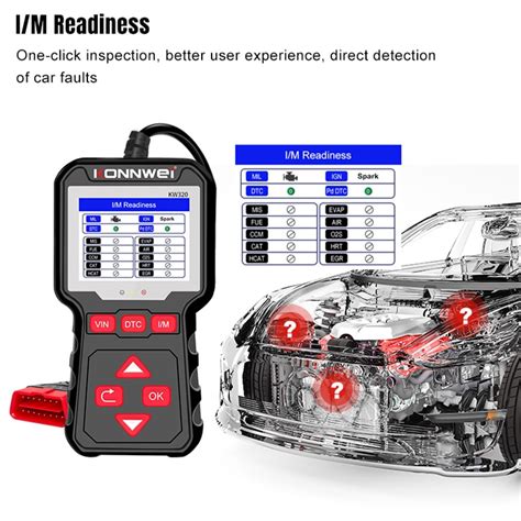 KONNWEI KW320 OBD2 Auto Car Scanners Professional Car Code Reader