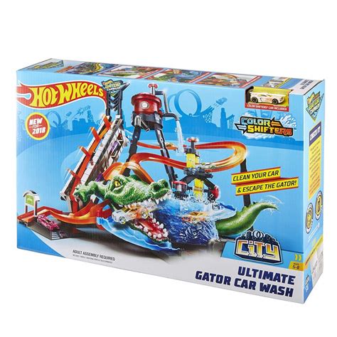Mattel Hot Wheels Σετ Παιχνιδιού Πλυντήριο Αυτοκινήτων City Gator