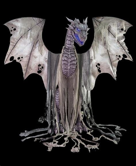 Fire Breathing Dragon Electric Animatronic Animated Halloween Props