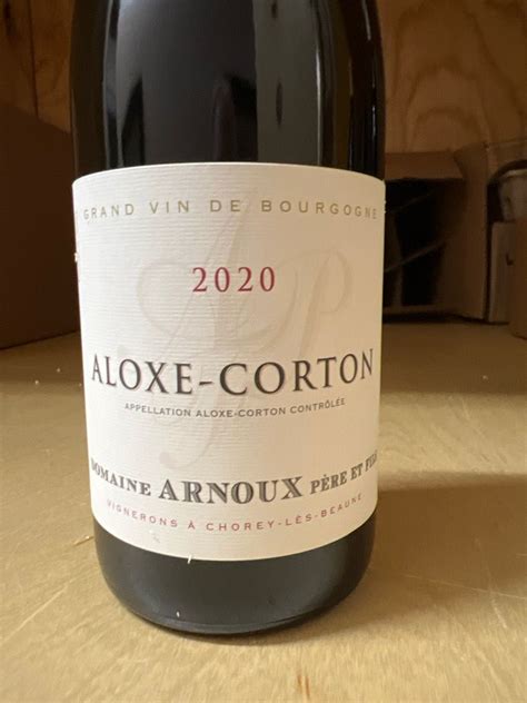 2020 Domaine Arnoux Pére et Fils Aloxe Corton 1er Cru Fournières